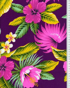 Polynesian fabric MAHANA Purple - Tissushop